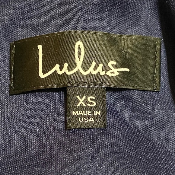 Nwt Lulu’s Here and Luau Navy Blue Floral Print Swing Dress Women’s Size XS - Picture 11 of 13